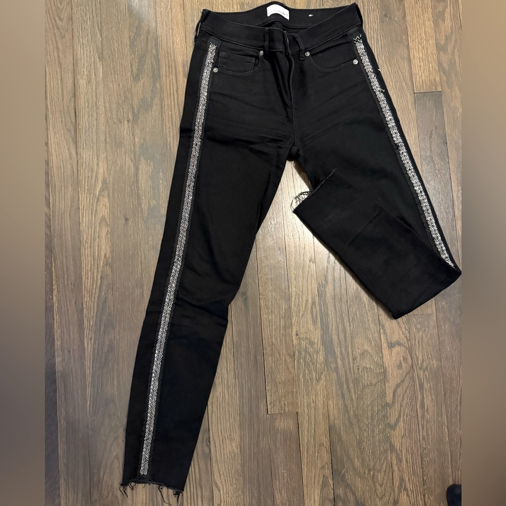 Loft skinny black jeans Size 25/0